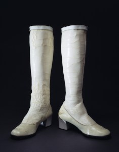 white go-go boots